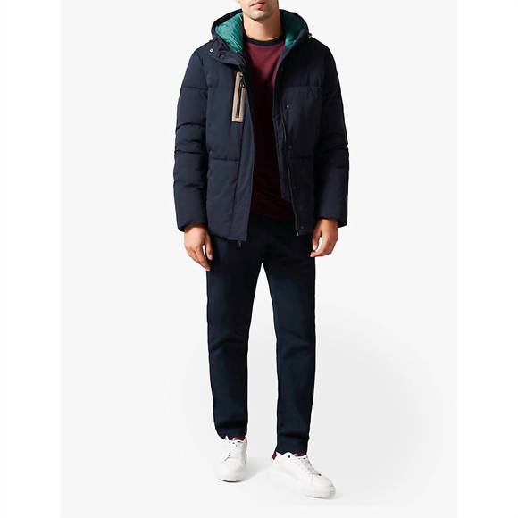 NEW TED BAKER men's kinmont puffer jacket in navy - Picture 2 of 2